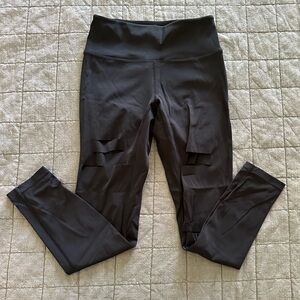 ZYIA Black Slash Luxe Leggings